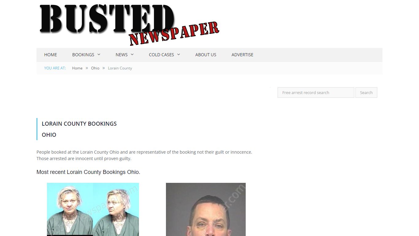 Lorain County, OH Mugshots - BUSTEDNEWSPAPER.COM